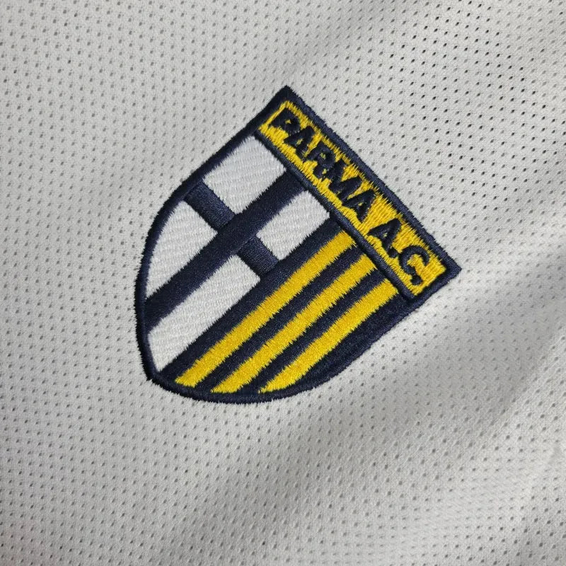 Camisa Parma Retrô Away 2003/04 - Torcedor Masculina Branca - Camisa de Time Oficial - Buyit