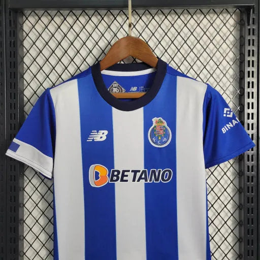 Camisa Porto Home 23/24 - Torcedor Infantil Azul e Branca - Camisa de Time Oficial - Buyit