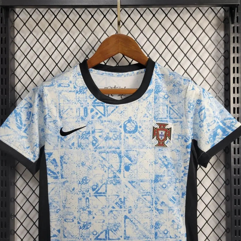 Camisa Portugal Away 24/25 - Torcedor Infantil Azul - Camisa de Time Oficial - Buyit