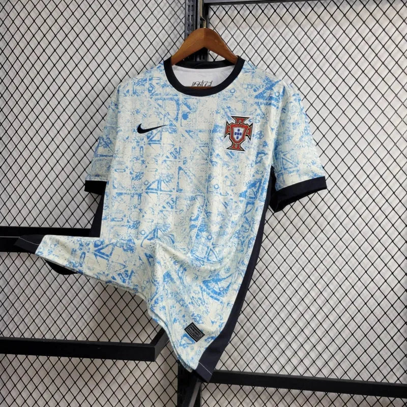 Camisa Portugal Away 24/25 - Torcedor Masculina Azul - Camisa de Time Oficial - Buyit