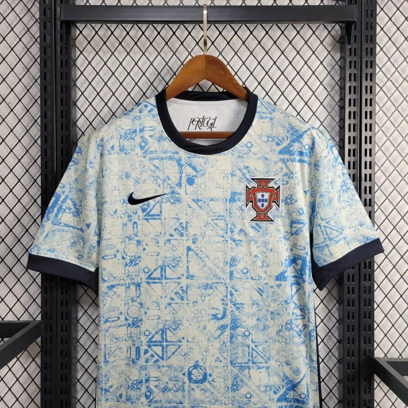 Camisa Portugal Away 24/25 - Torcedor Masculina Azul - Camisa de Time Oficial - Buyit