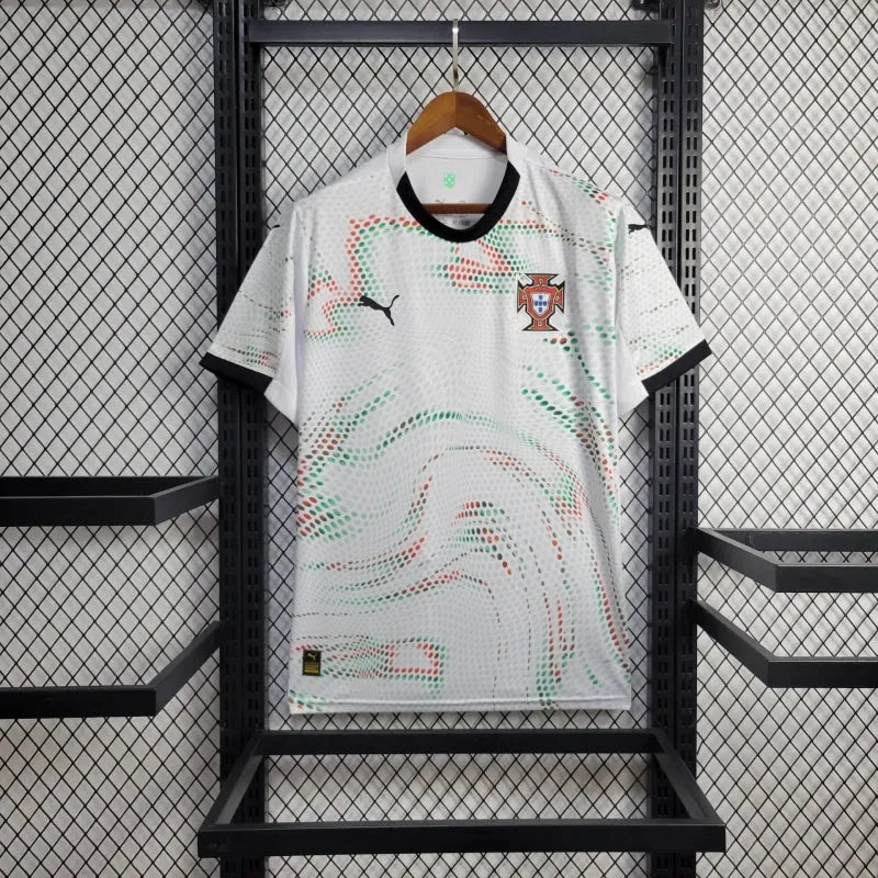 Camisa Portugal Away 25/26 - Torcedor Masculina Branca - Camisa de Time Oficial - Buyit