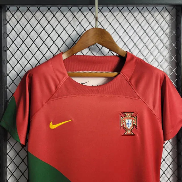 Camisa Portugal Home 22/23 - Torcedor Feminina - Camisa de Time Oficial - Buyit