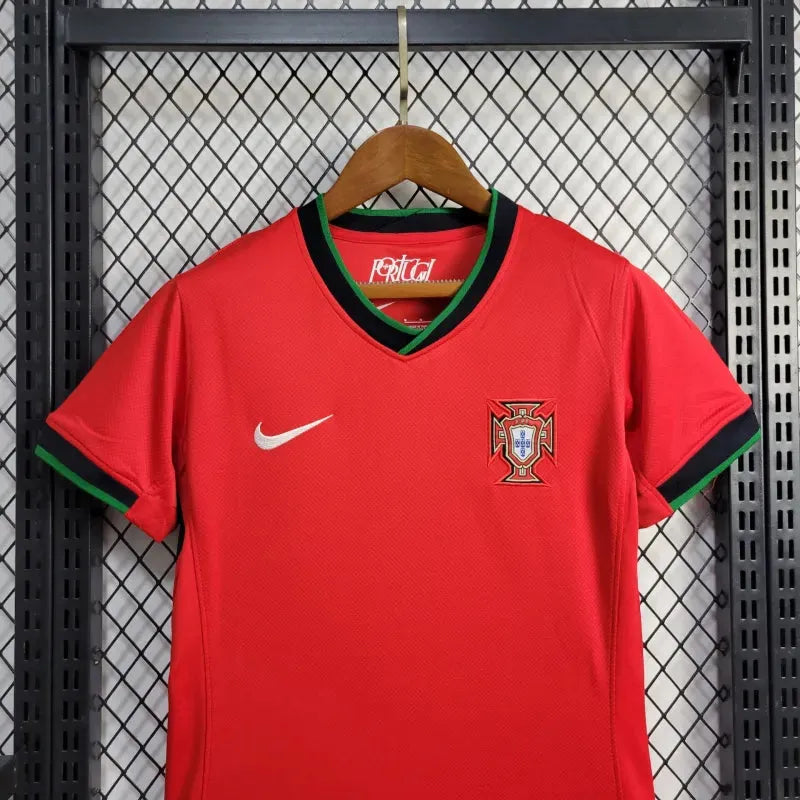 Camisa Portugal Home 24/25 - Torcedor Feminina Vermelha - Camisa de Time Oficial - Buyit