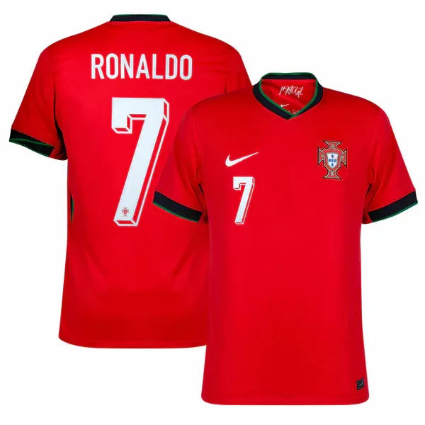 Camisa Portugal Home 24/25 - Torcedor Masculina Vermelha - Camisa de Time Oficial - Buyit