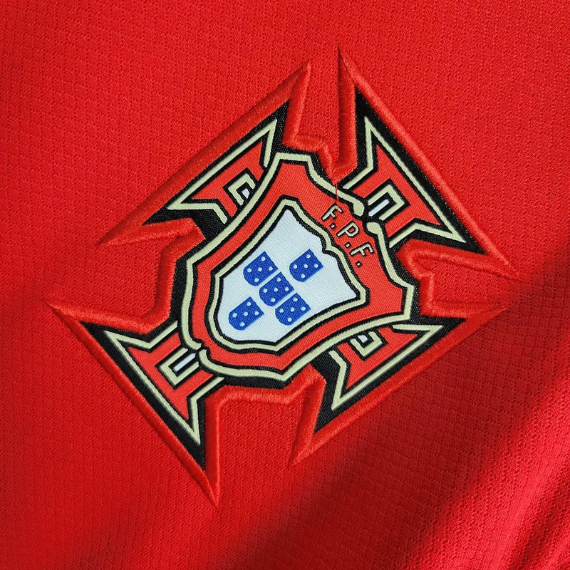 Camisa Portugal Home 24/25 - Torcedor Masculina Vermelha - Camisa de Time Oficial - Buyit