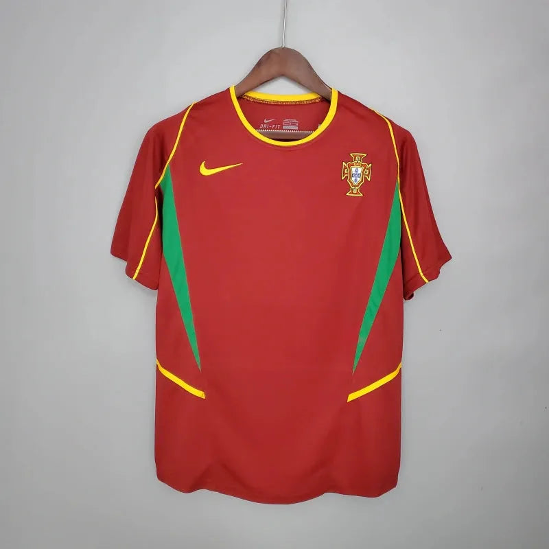 Camisa Portugal Home Retrô 2002 - Torcedor Masculina - Camisa de Time Oficial - Buyit