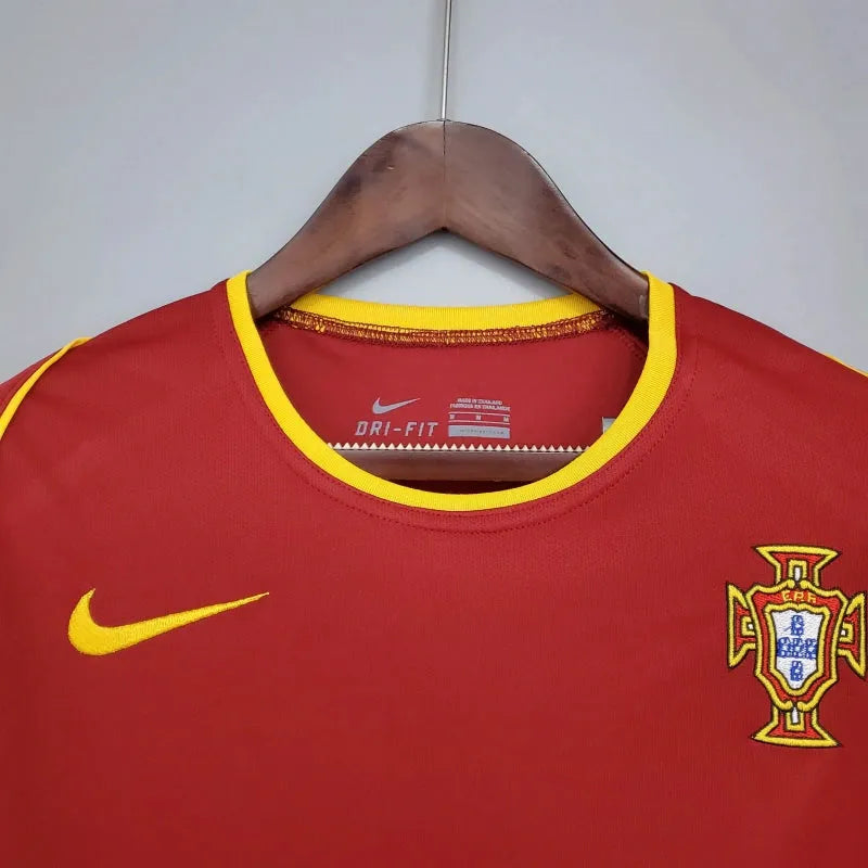 Camisa Portugal Home Retrô 2002 - Torcedor Masculina - Camisa de Time Oficial - Buyit