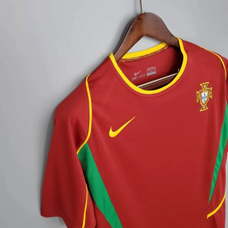 Camisa Portugal Home Retrô 2002 - Torcedor Masculina - Camisa de Time Oficial - Buyit