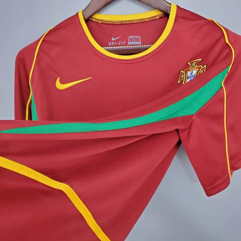 Camisa Portugal Home Retrô 2002 - Torcedor Masculina - Camisa de Time Oficial - Buyit