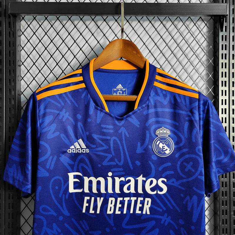 Camisa Real Madrid Away 21/22 - Torcedor Masculina - Camisa de Time Oficial - Buyit