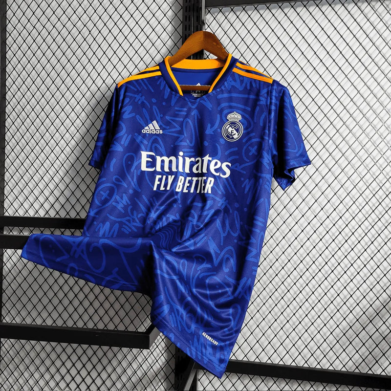 Camisa Real Madrid Away 21/22 - Torcedor Masculina - Camisa de Time Oficial - Buyit