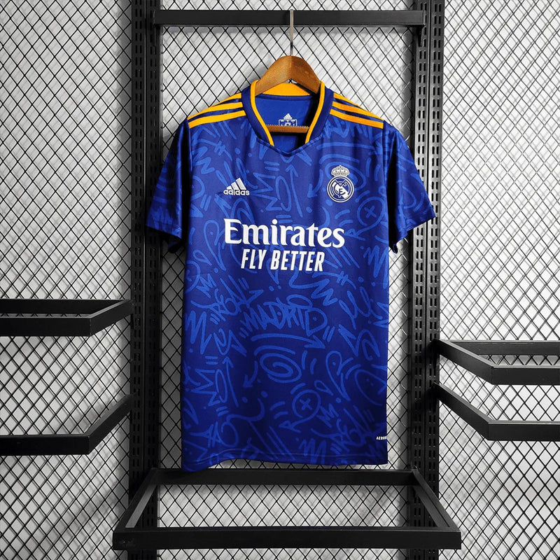 Camisa Real Madrid Away 21/22 - Torcedor Masculina - Camisa de Time Oficial - Buyit