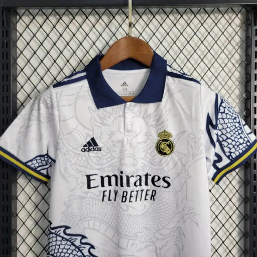 Camisa Real Madrid Edição Especial 23/24 - Torcedor Infantil Branca - Camisa de Time Oficial - Buyit