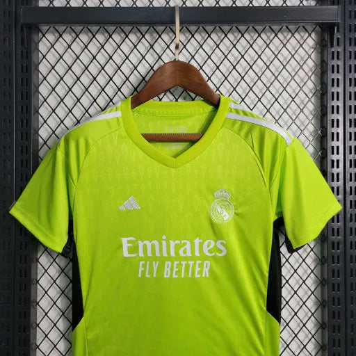 Camisa Real Madrid Goleiro 23/24 - Torcedor Infantil Verde - Camisa de Time Oficial - Buyit