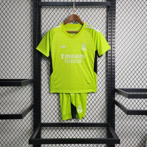 Camisa Real Madrid Goleiro 23/24 - Torcedor Infantil Verde - Camisa de Time Oficial - Buyit