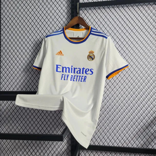 Camisa Real Madrid Home 21/22 - Torcedor Masculina - Camisa de Time Oficial - Buyit