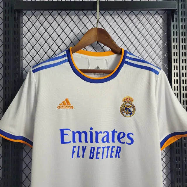 Camisa Real Madrid Home 21/22 - Torcedor Masculina - Camisa de Time Oficial - Buyit