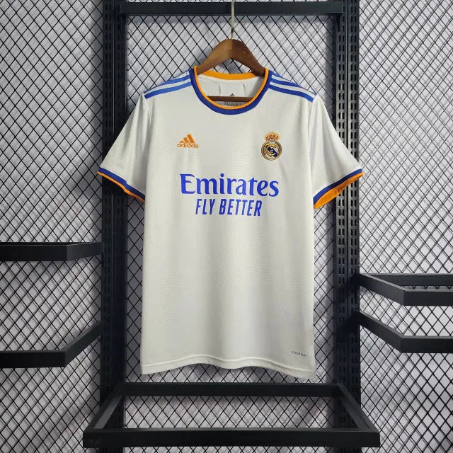 Camisa Real Madrid Home 21/22 - Torcedor Masculina - Camisa de Time Oficial - Buyit