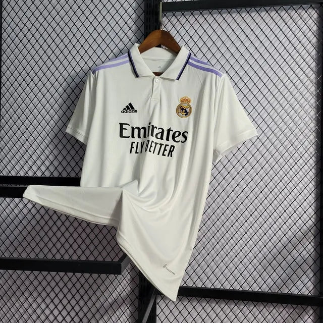 Camisa Real Madrid Home 22/23 - Torcedor Masculina - Camisa de Time Oficial - Buyit