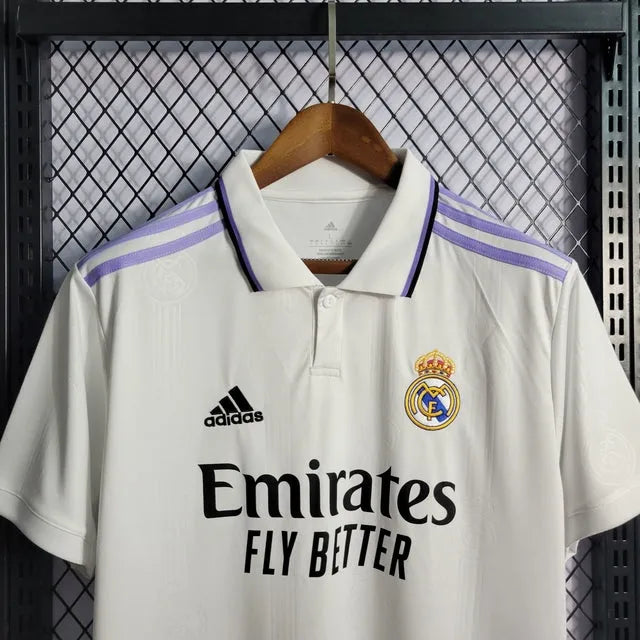 Camisa Real Madrid Home 22/23 - Torcedor Masculina - Camisa de Time Oficial - Buyit