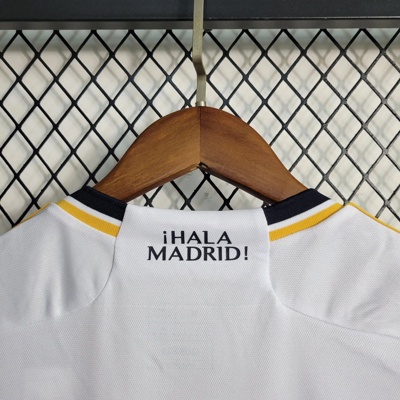 Camisa Real Madrid Home 23/24 - Torcedor Feminina - Camisa de Time Oficial - Buyit