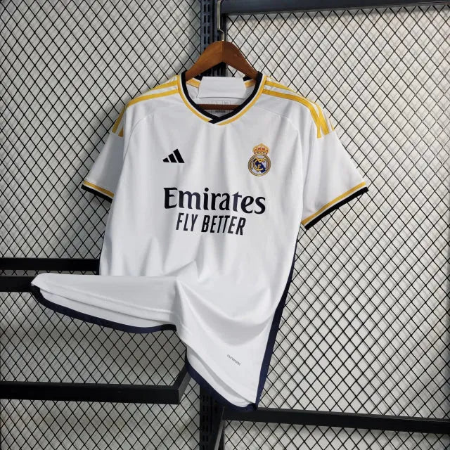 Camisa Real Madrid Home 23/24 - Torcedor Masculina - Camisa de Time Oficial - Buyit