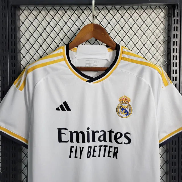 Camisa Real Madrid Home 23/24 - Torcedor Masculina - Camisa de Time Oficial - Buyit