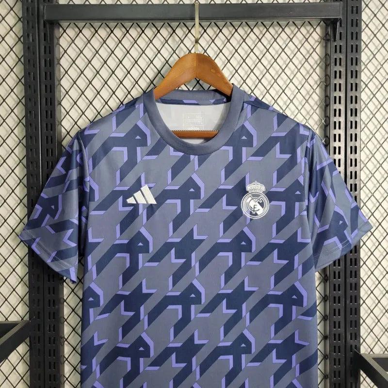 Camisa Real Madrid Treino 24/25 - Torcedor Masculina Roxa - Camisa de Time Oficial - Buyit