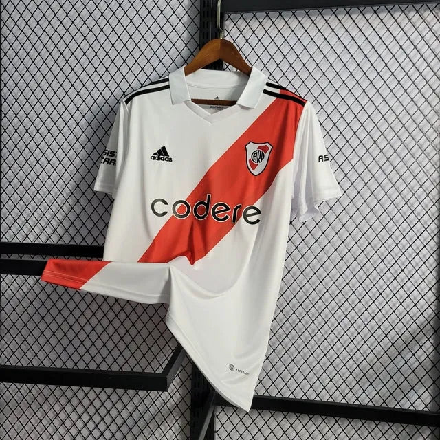 Camisa River Plate Home 22/23 - Torcedor Masculina - Camisa de Time Oficial - Buyit