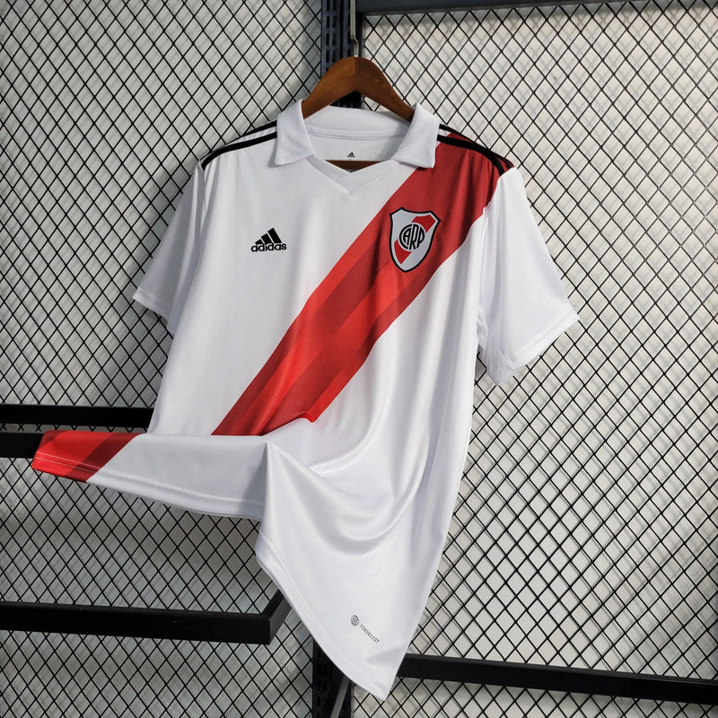 Camisa River Plate Home 23/24 - Torcedor Masculina - Camisa de Time Oficial - Buyit