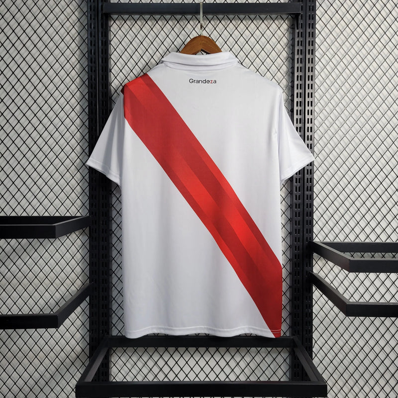 Camisa River Plate Home 23/24 - Torcedor Masculina - Camisa de Time Oficial - Buyit