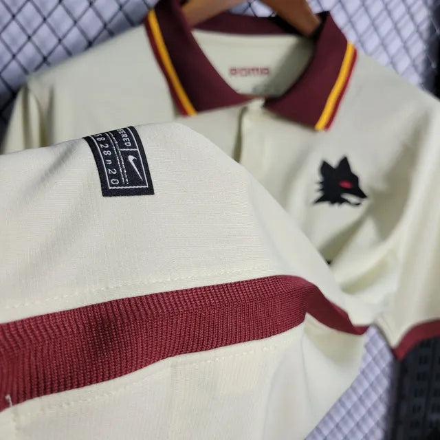 Camisa Roma Away 20/21 - Torcedor Masculina Bege - Camisa de Time Oficial - Buyit