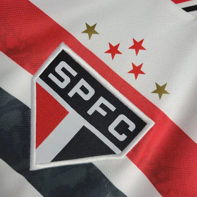 Camisa São Paulo Home 22/23 - Torcedor Masculina - Camisa de Time Oficial - Buyit