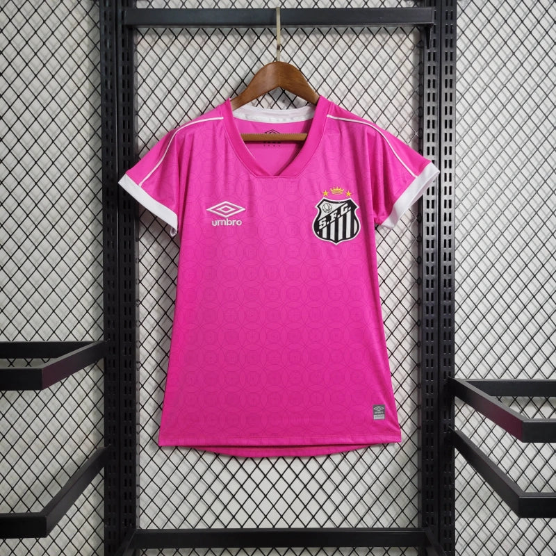 Camisa Santista 23/24 - Torcedor Feminina Rosa