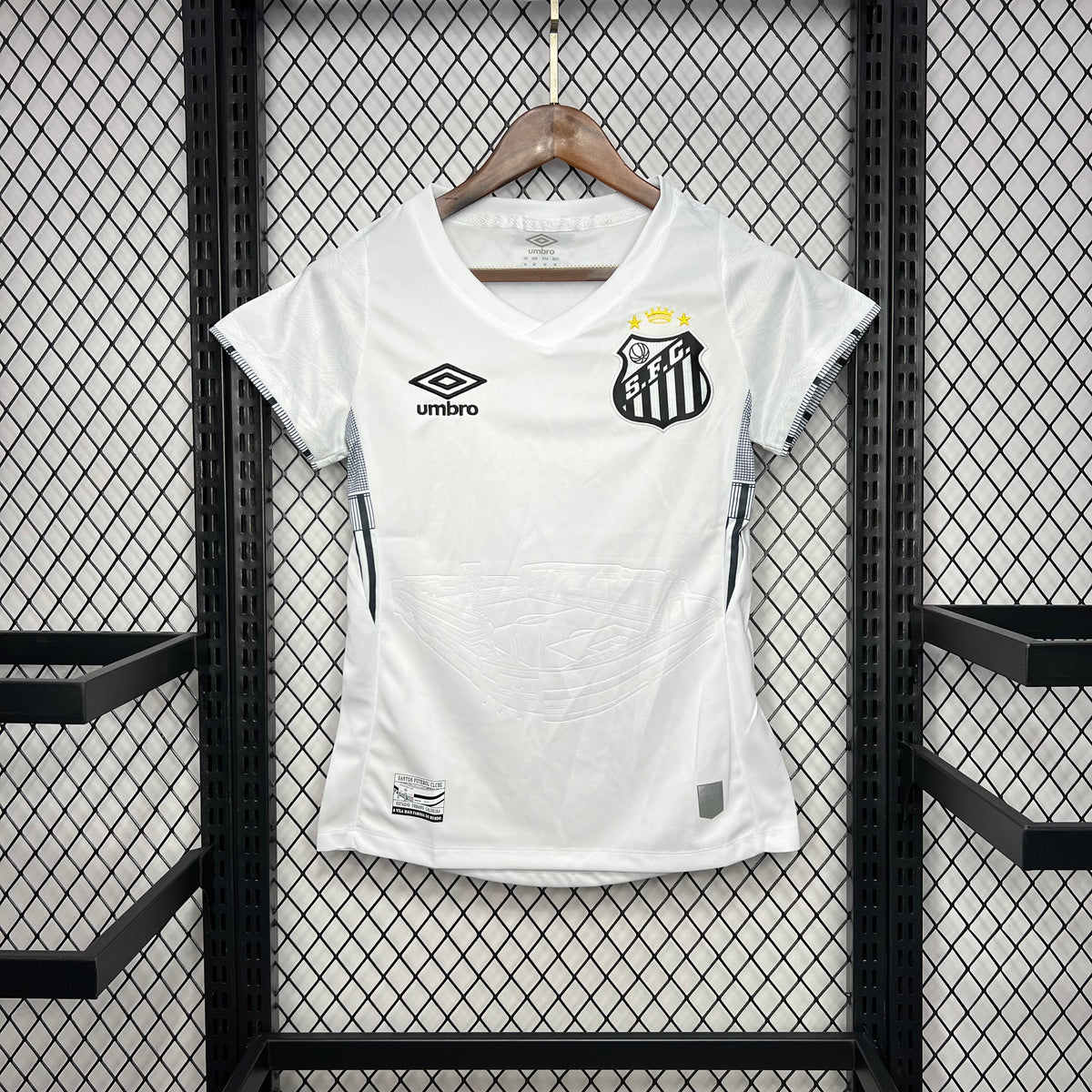 Camisa Santista Home 24/25 - Torcedor Feminina Branca