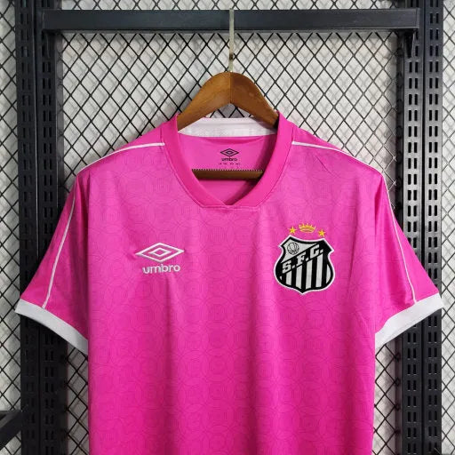 Camisa Santos 23/24 - Torcedor Masculina Rosa - Camisa de Time Oficial - Buyit