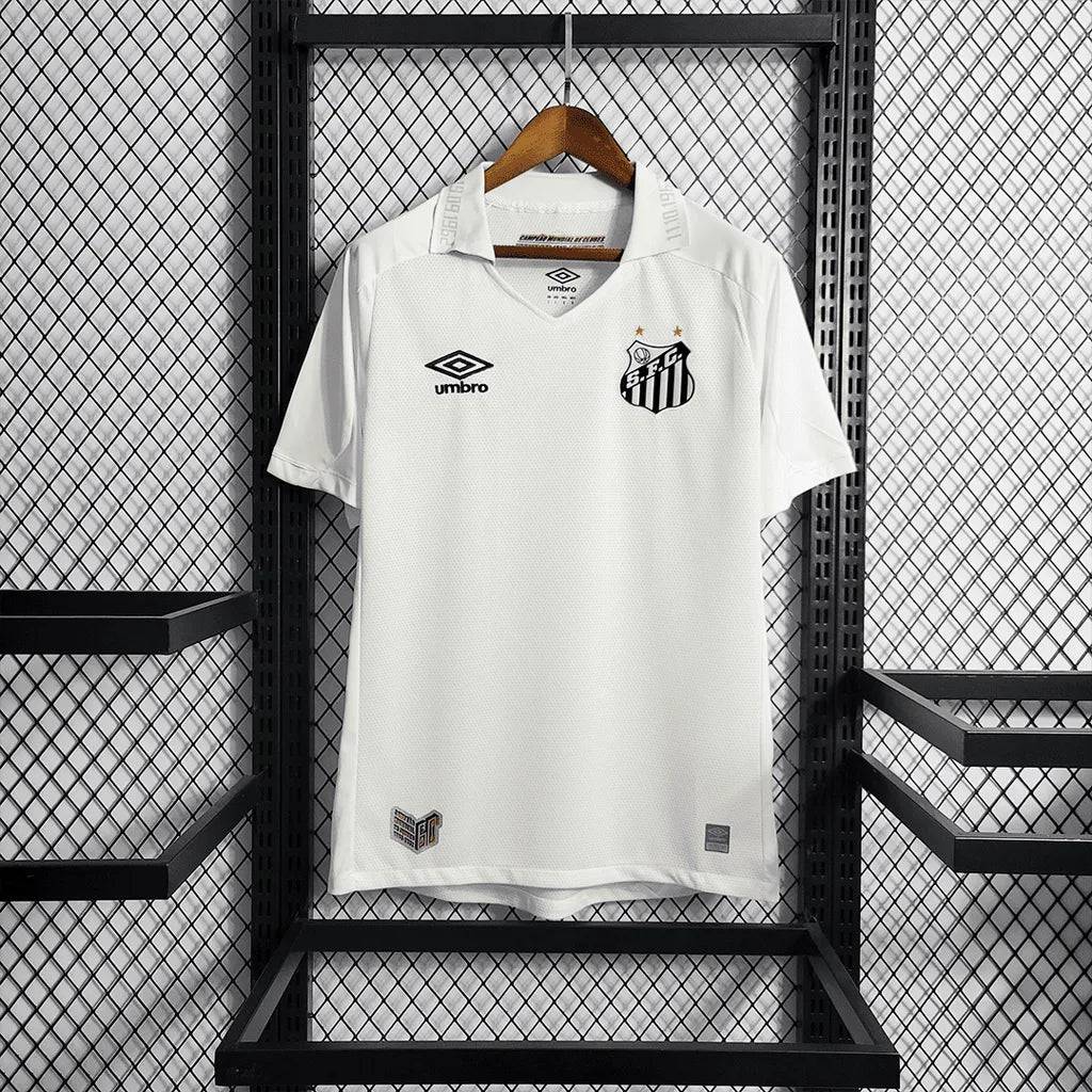 Camisa Santos Home 22/23 - Torcedor Masculina - Camisa de Time Oficial - Buyit