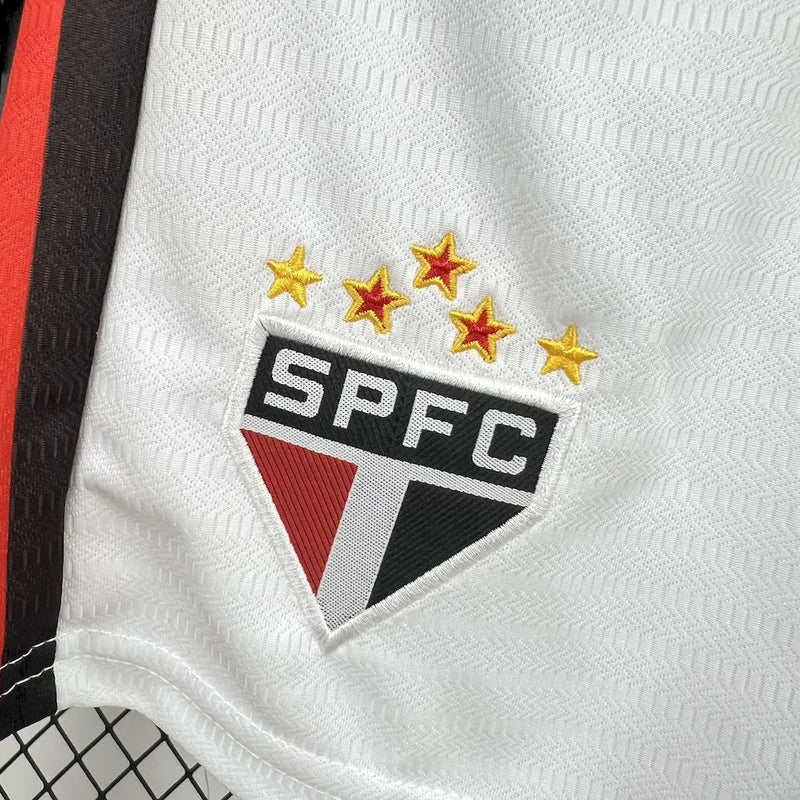 Camisa São Paulo Third Away 24/25 - Torcedor Infantil Preta e Vermelha - Camisa de Time Oficial - Buyit