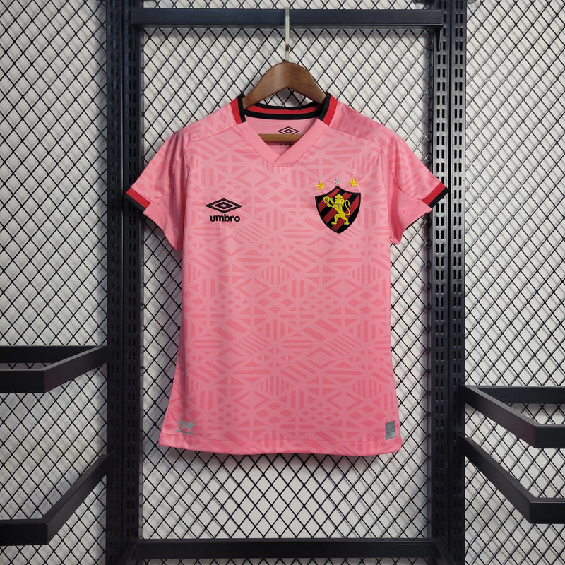 Camisa Sport Club Recife 22/23 - Torcedor Feminina Rosa - Camisa de Time Oficial - Buyit