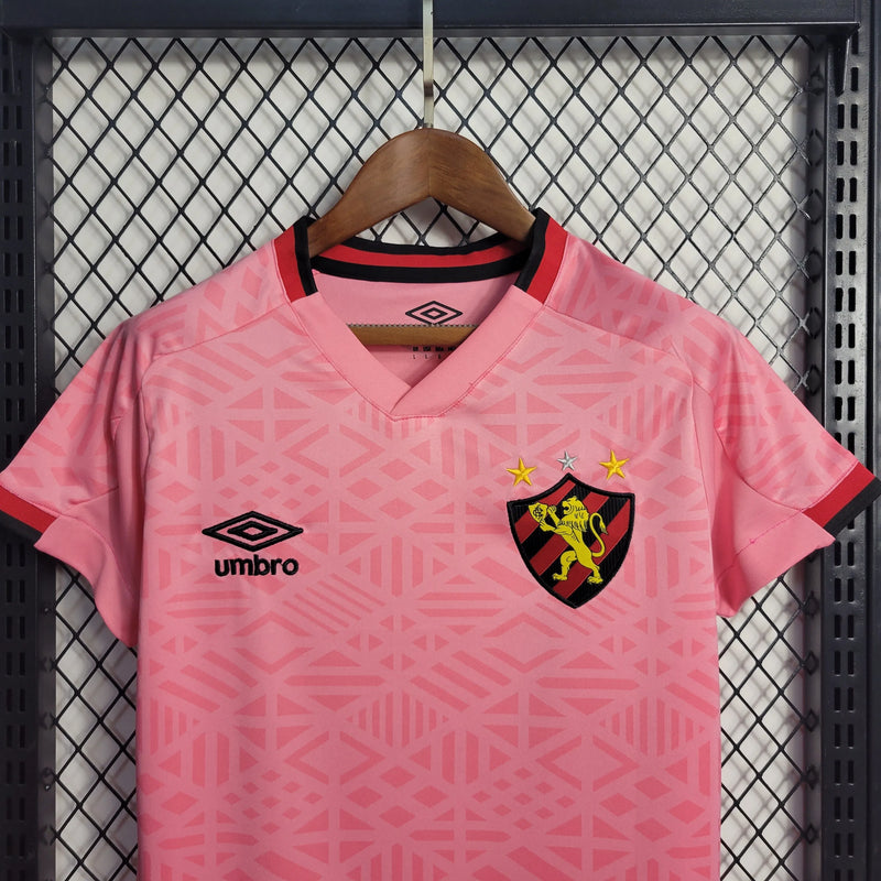 Camisa Sport Club Recife 22/23 - Torcedor Feminina Rosa - Camisa de Time Oficial - Buyit