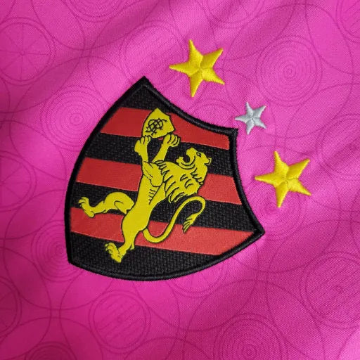 Camisa Sport Club Recife 23/24 - Torcedor Masculina Rosa - Camisa de Time Oficial - Buyit