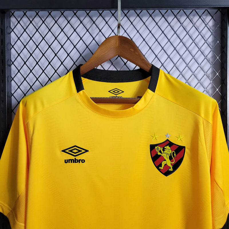 Camisa Sport Club Recife Goleiro 22/23 - Torcedor Masculina Amarela - Camisa de Time Oficial - Buyit