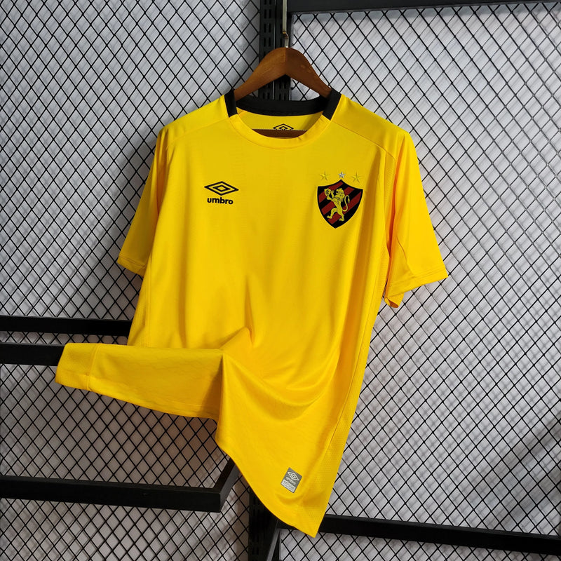 Camisa Sport Club Recife Goleiro 22/23 - Torcedor Masculina Amarela - Camisa de Time Oficial - Buyit