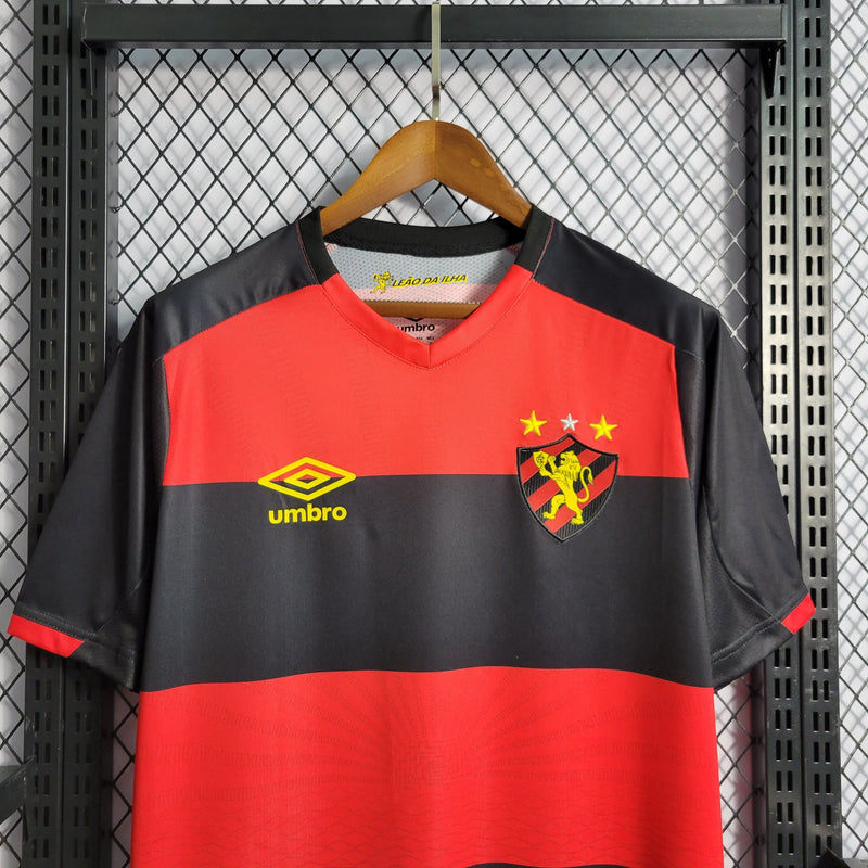 Camisa Sport Club Recife Home 22/23 - Torcedor Masculina Vermelha - Camisa de Time Oficial - Buyit