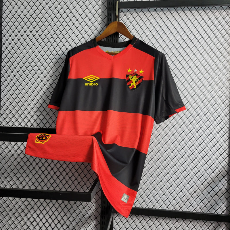 Camisa Sport Club Recife Home 22/23 - Torcedor Masculina Vermelha - Camisa de Time Oficial - Buyit