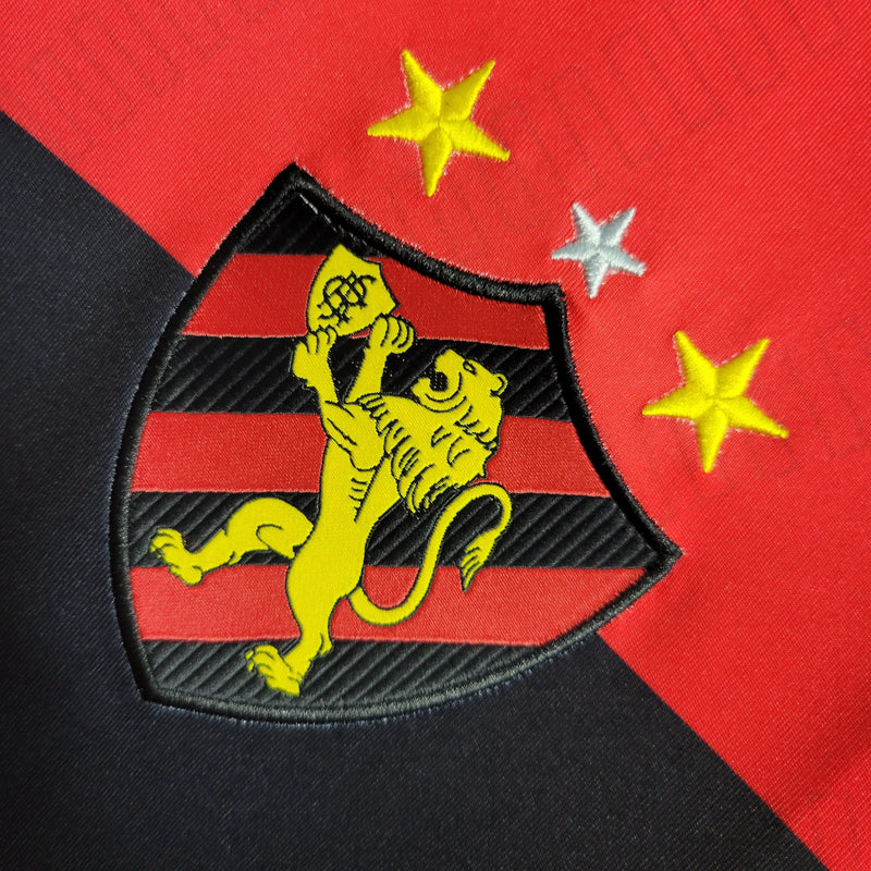 Camisa Sport Club Recife Home 22/23 - Torcedor Masculina Vermelha - Camisa de Time Oficial - Buyit