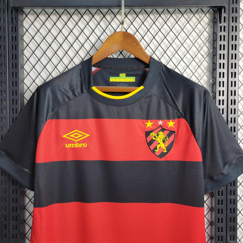 Camisa Sport Club Recife Home 23/24 - Torcedor Masculina Vermelha - Camisa de Time Oficial - Buyit