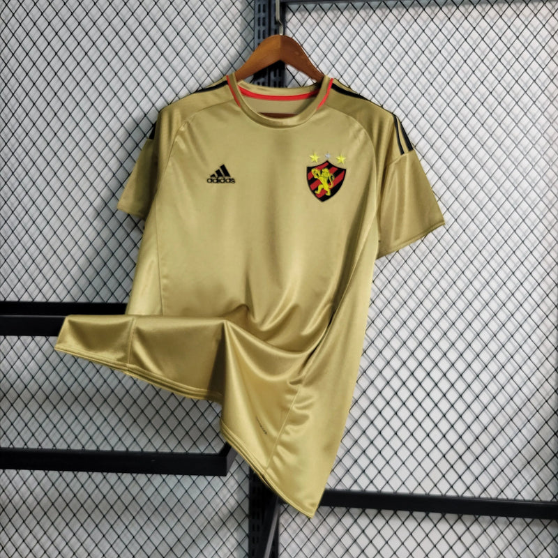 Camisa Sport Club Recife Retrô 2016/17 - Torcedor Masculina Dourada - Camisa de Time Oficial - Buyit