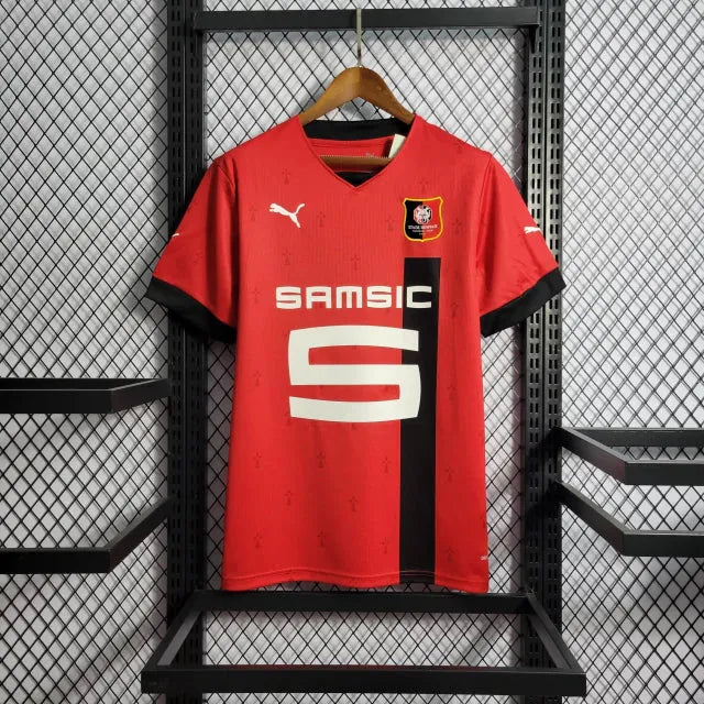 Camisa Stade Rennais Home 22/23 - Torcedor Masculina - Camisa de Time Oficial - Buyit